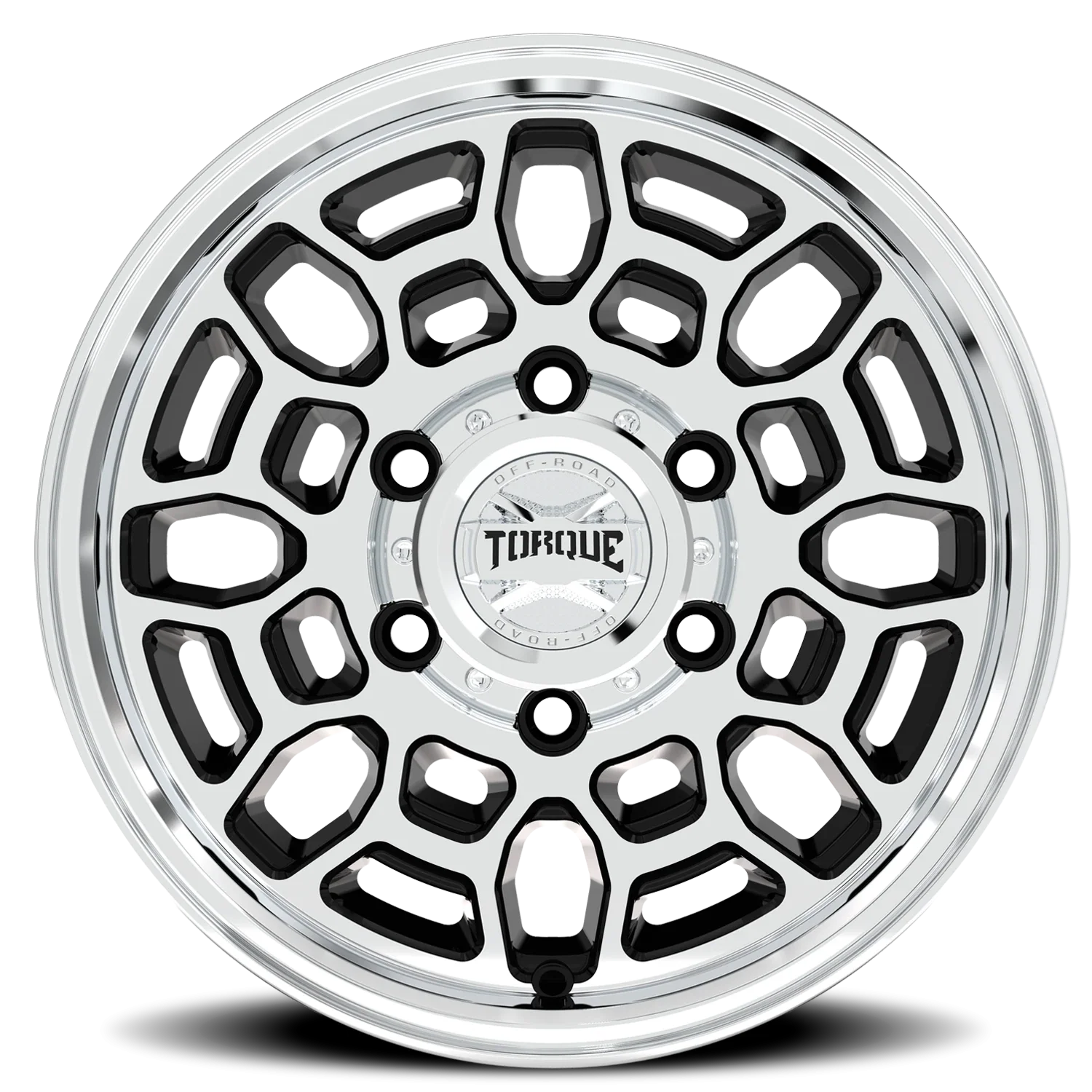 15x6 torque wheels rollex tw753c gloss black machined wheel 6x5 5 bolt pattern 0 offset