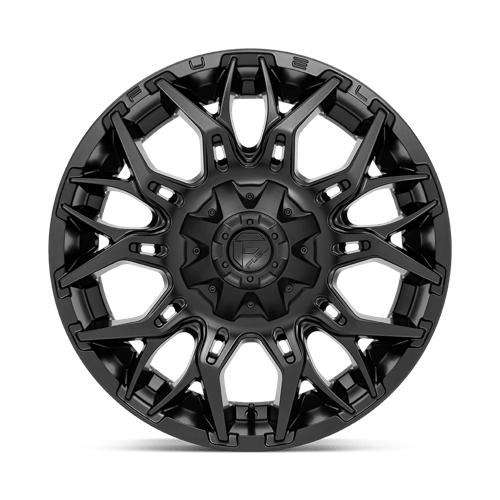 22x10 fuel off-road d772 twitch blackout wheel 6x5.5 bolt pattern 18mm offset