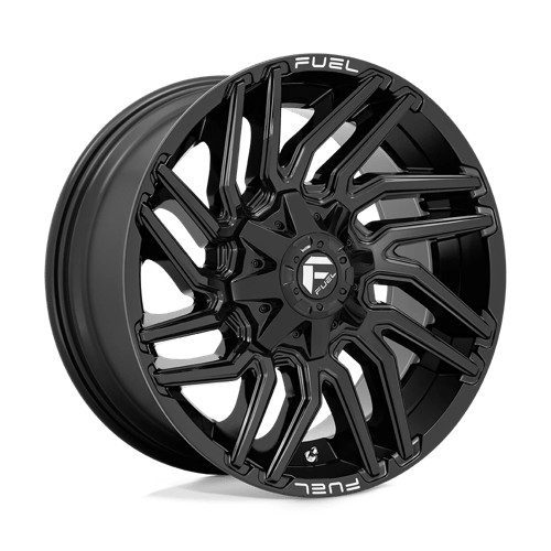 22x10 fuel off-road d776 typhoon gloss black wheel 6x5.5 bolt pattern 18mm offset