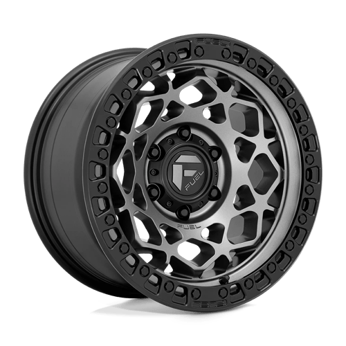 17x9 fuel off-road d784 unit gunmetal w matte black ring wheel 6x5.5 bolt pattern 12mm offset