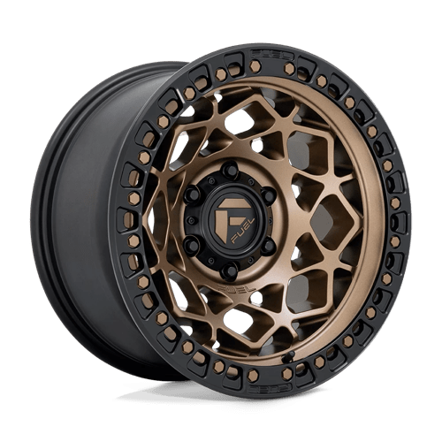 17x9 fuel off-road d785 unit bronze w matte black ring wheel 6x5.5 bolt pattern 1mm offset