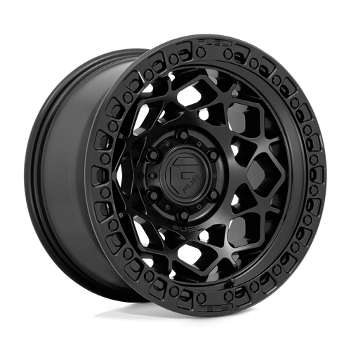 17x9 fuel off-road d786 unit matte black w m black ring wheel 6x5.5 bolt pattern 12mm offset