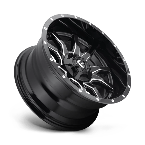 20x9 fuel off-road d627 vandal gloss black milled wheel 6x5.5 bolt pattern 19mm offset