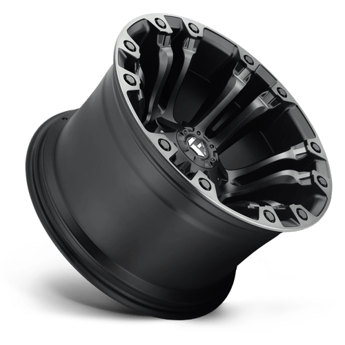 18x9 fuel off-road d851 vapor matte black gray tint wheel 6x5.5 bolt pattern 1mm offset