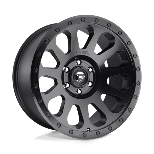 20x10 fuel off-road d579 vector matte black wheel 6x5.5 bolt pattern 18mm offset