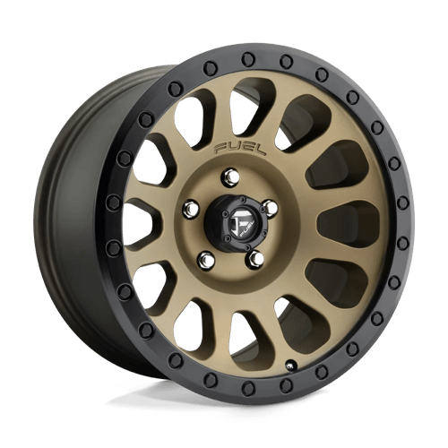 17x9 fuel off-road d600 vector matte bronze black bead ring wheel 6x5.5 bolt pattern 12mm offset