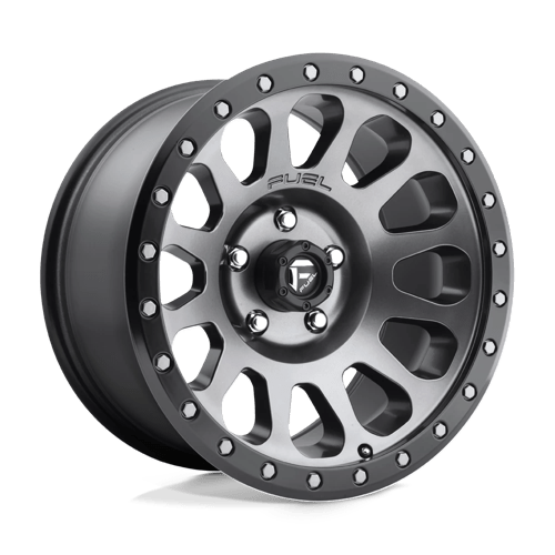 17x9 fuel off-road d601 vector matte gunmetal black bead ring wheel 6x5.5 bolt pattern 12mm offset