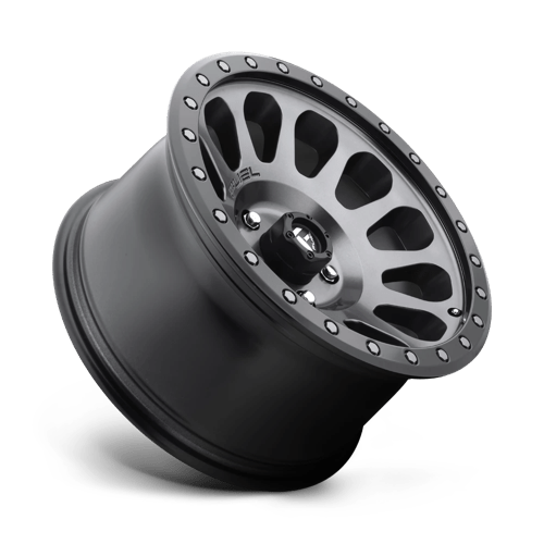 17x9 fuel off-road d601 vector matte gunmetal black bead ring wheel 6x5.5 bolt pattern 12mm offset