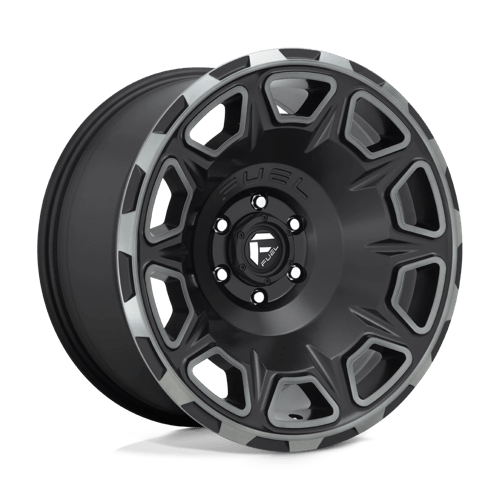 17x9 fuel off-road d686 vengeance matte black double dark tint wheel 6x5.5 bolt pattern 12mm offset