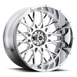22x10 Vision 412 Rocker Chrome Wheel 6x5.5 Bolt Pattern -19mm Offset