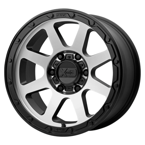 18x8 5 xd wheels xd134 addict 2 matte black machined wheel 6x5.5 bolt pattern 0mm offset
