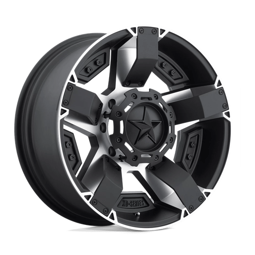 22x9 5 xd wheels xd811 rockstar ii matte black mach w accents wheel 6x5.5 bolt pattern 35mm offset