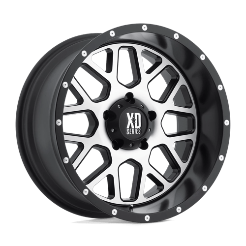 20x9 xd wheels xd820 grenade satin black w machined face wheel 6x5.5 bolt pattern 18mm offset