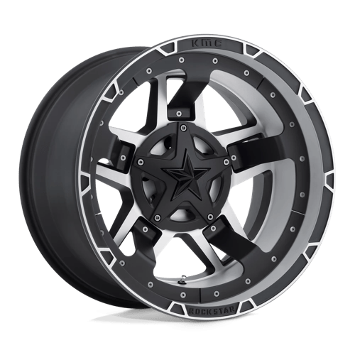 20x9 xd wheels xd827 rockstar iii matte black machined wheel 6x5.5 bolt pattern 18mm offset