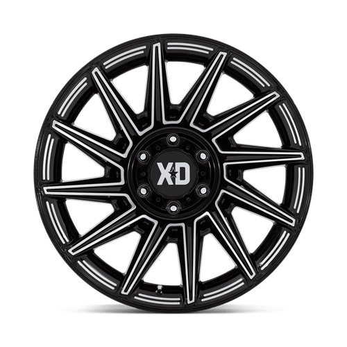 20x10 xd wheels xd867 specter gloss black milled wheel 6x5.5 bolt pattern 18mm offset