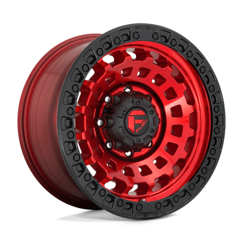 18x9 fuel off-road d632 zephyr candy red black bead ring wheel 6x5.5 bolt pattern 1mm offset