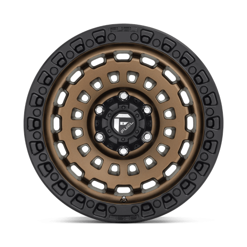 17x9 fuel off-road d634 zephyr matte bronze black bead ring wheel 6x5.5 bolt pattern 12mm offset