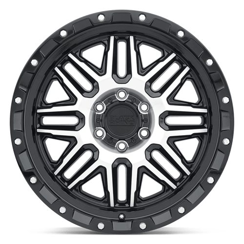 20x9 black rhino hard alloys ala alamo gloss black w mach face wheel 6x5.5 bolt pattern 12mm offset