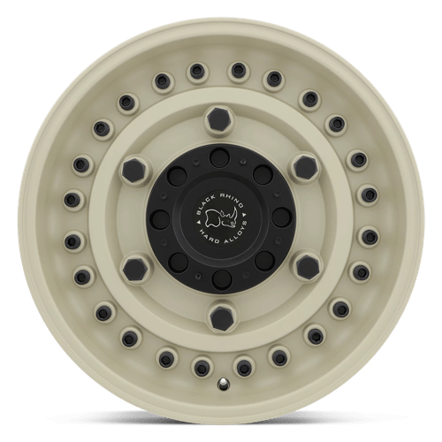 17x9 5 black rhino hard alloys ary armory desert sand wheel 6x5.5 bolt pattern 18mm offset