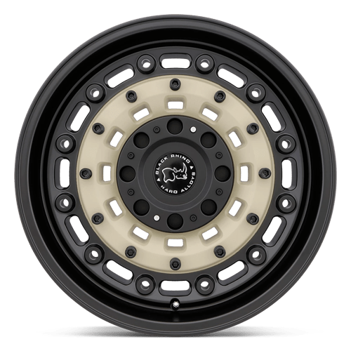20x9 5 black rhino hard alloys ars arsenal sand on black wheel 6x5.5 bolt pattern 0mm offset