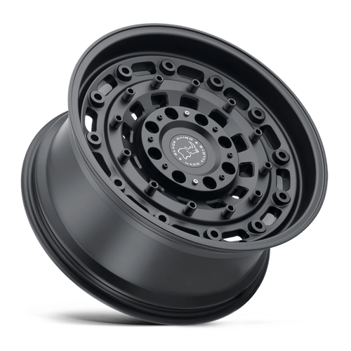 17x9 5 black rhino hard alloys ars arsenal textured matte black wheel 6x5.5 bolt pattern 18mm offset