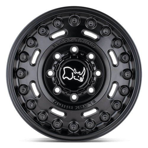 17x9 5 black rhino hard alloys axl axle matte black wheel 6x5.5 bolt pattern 6mm offset