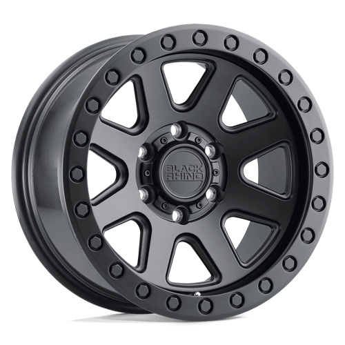 20x9 black rhino hard alloys bkr baker matte black wheel 6x5.5 bolt pattern 12mm offset