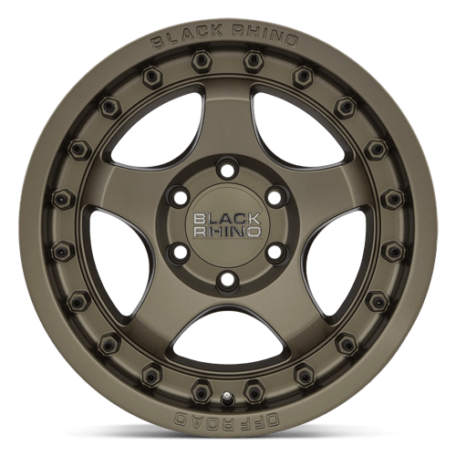 18x9 black rhino hard alloys btm bantam matte bronze wheel 6x5.5 bolt pattern 12mm offset