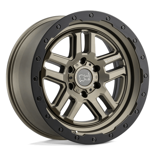 20x9 5 black rhino hard alloys btw barstow matte bronze w m black ring wheel 6x5.5 bolt pattern 12mm offset
