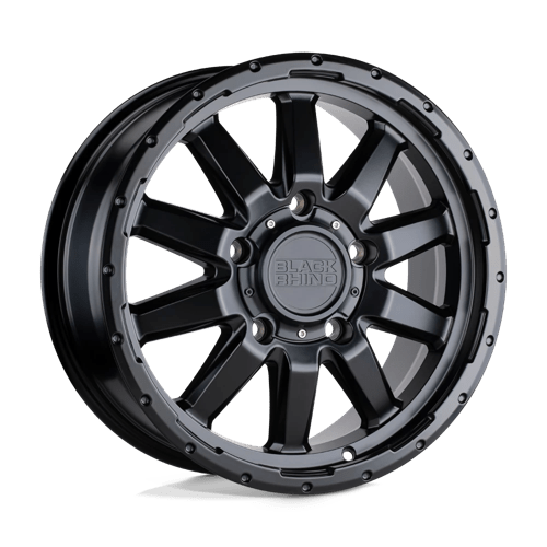 18x8 black rhino hard alloys ecn excursion matte black wheel 6x5.5 bolt pattern 35mm offset