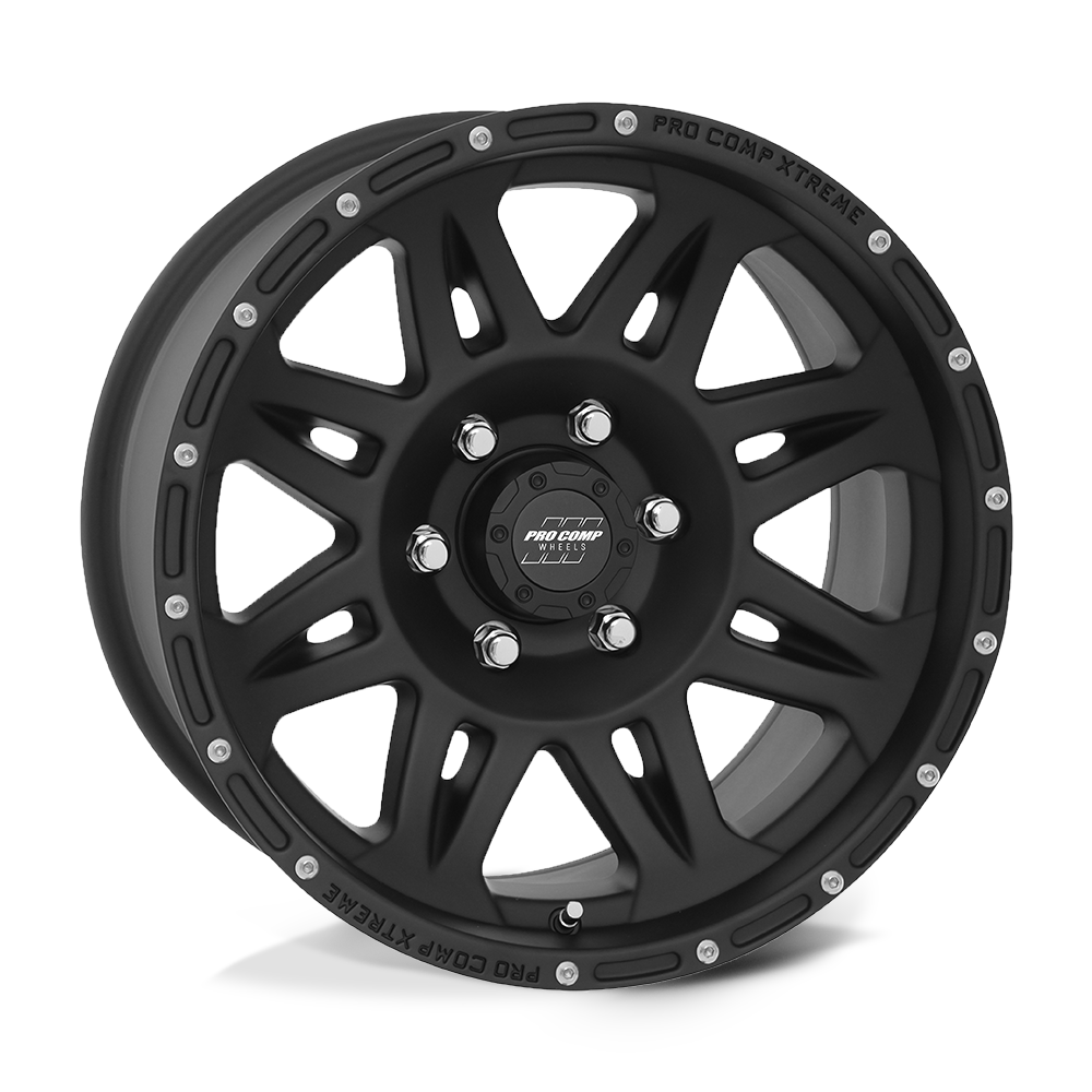 17x9 pro comp alloys pa5 torq flat black wheel 6x5.5 bolt pattern 6mm offset