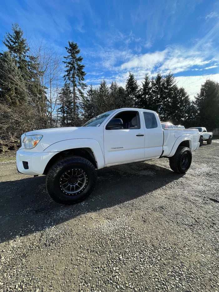 17x9 Falcon Wheels T7 Matte Gunmetal W/Black Ring Wheel 6x5.5 Bolt Pattern -12mm Offset