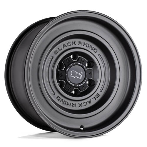 17x9 5 black rhino hard alloys sld solid matte gun black wheel 6x5.5 bolt pattern 12mm offset