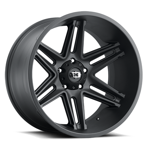 20x12 Vision 363 Razor Satin Black Wheel 6x5.5 Bolt Pattern -51mm Offset