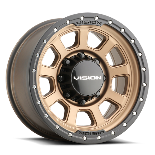 17x9 Vision 350 Ojos Beadlock Bronze Wheel 6x5.5 Bolt Pattern -40mm Offset