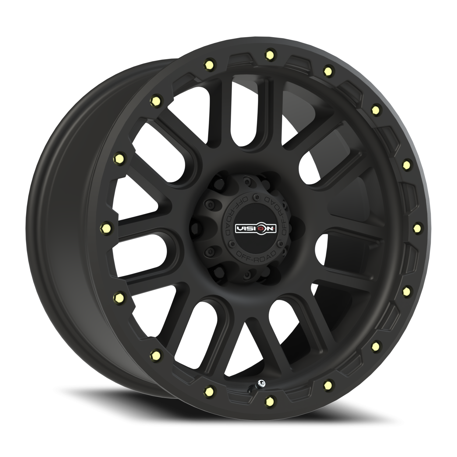 18x9 Vision 111 Nemesis Matte Black Wheel 6x5.5 Bolt Pattern 0mm Offset