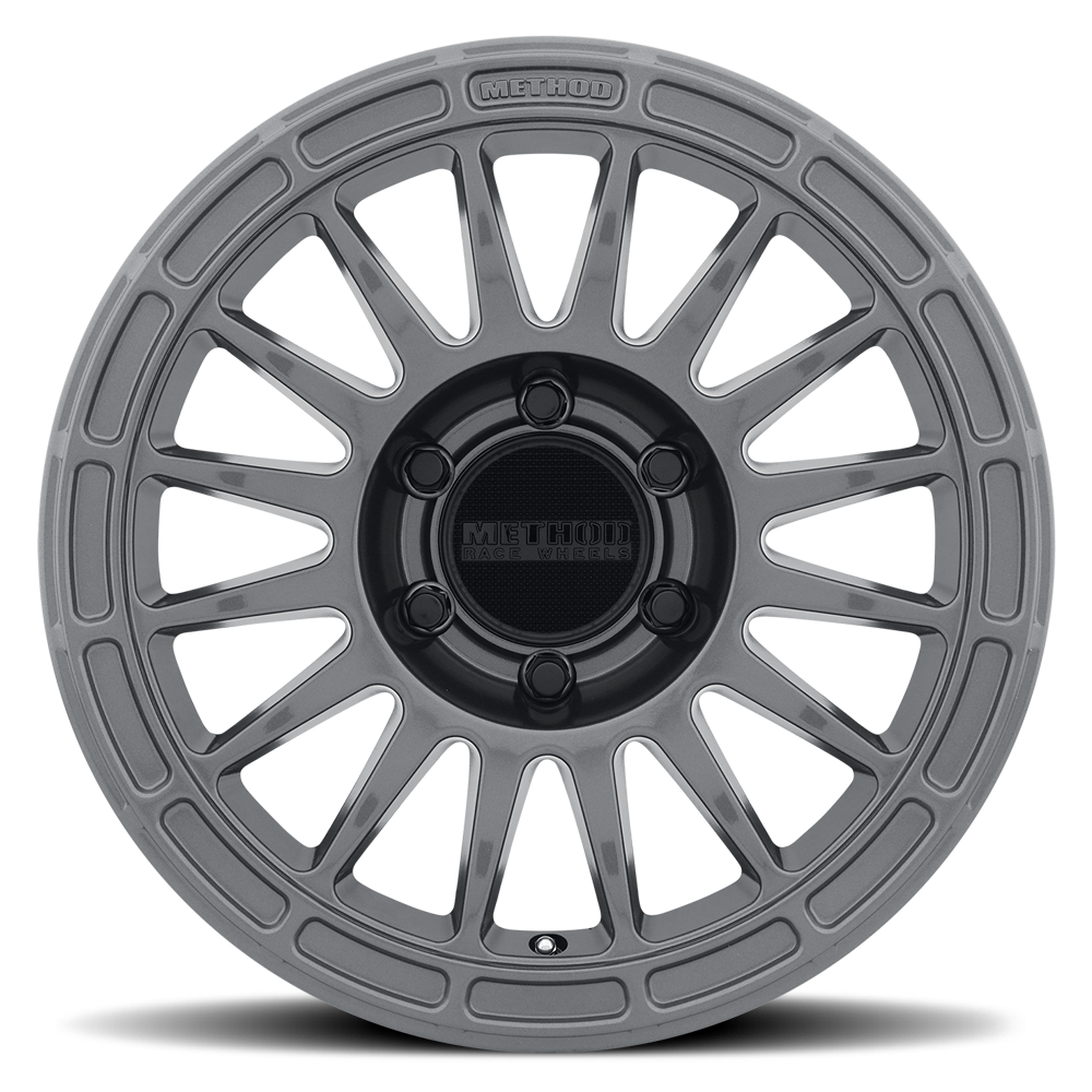 17x8 5 method race wheels mr314 titanium wheel 6x5.5 bolt pattern 0mm offset