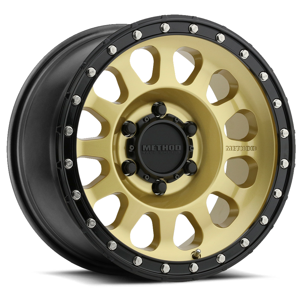 17x8 5 method race wheels mr315 gold wheel 6x5.5 bolt pattern 0mm offset