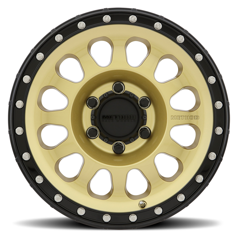 17x8 5 method race wheels mr315 gold wheel 6x5.5 bolt pattern 0mm offset