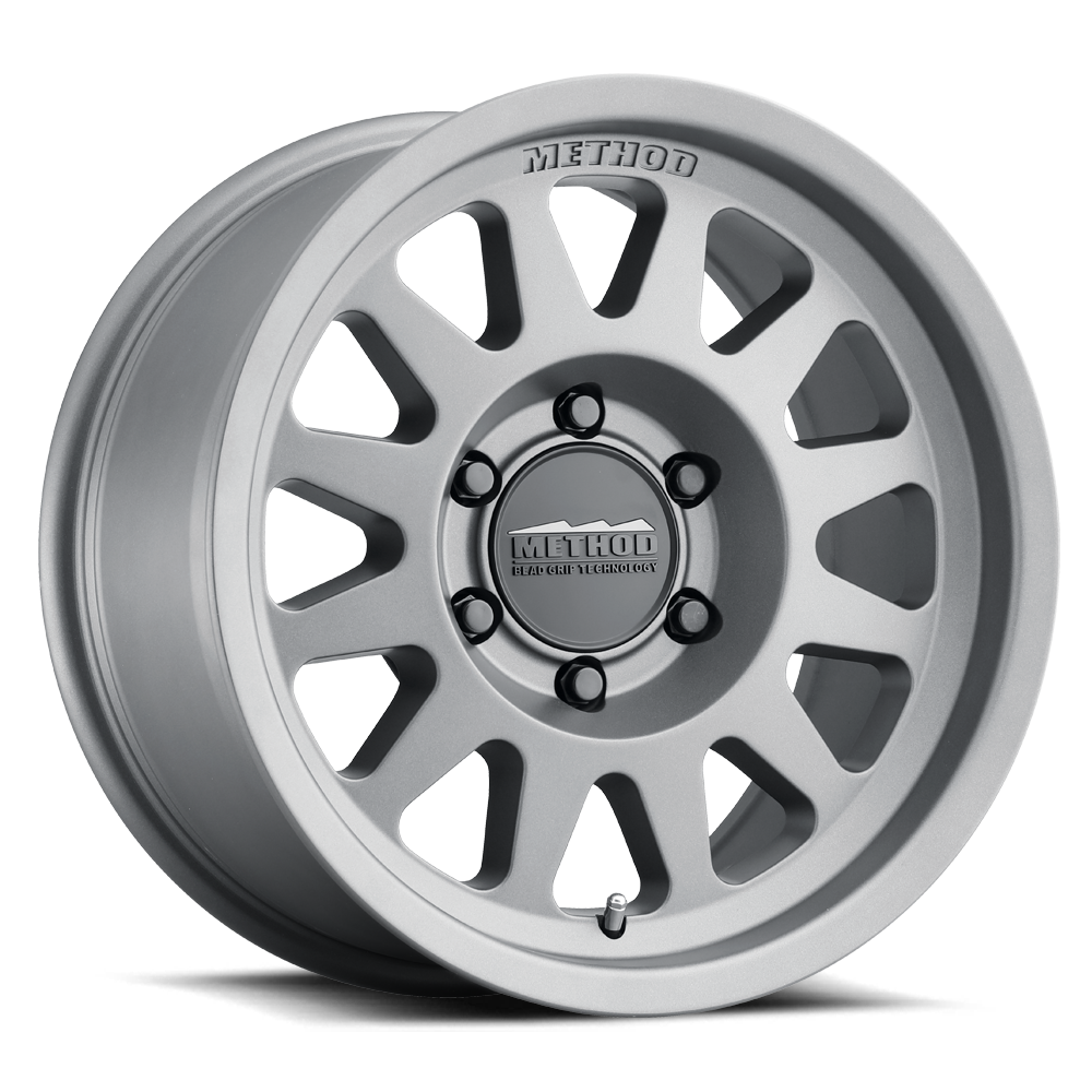 17x8 5 method race wheels mr704 bead grip titanium wheel 6x5.5 bolt pattern 0mm offset
