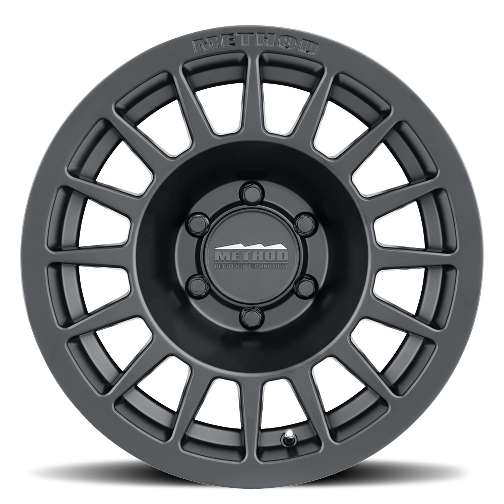 17x8 5 method race wheels mr707 bead grip black wheel 6x5.5 bolt pattern 0mm offset