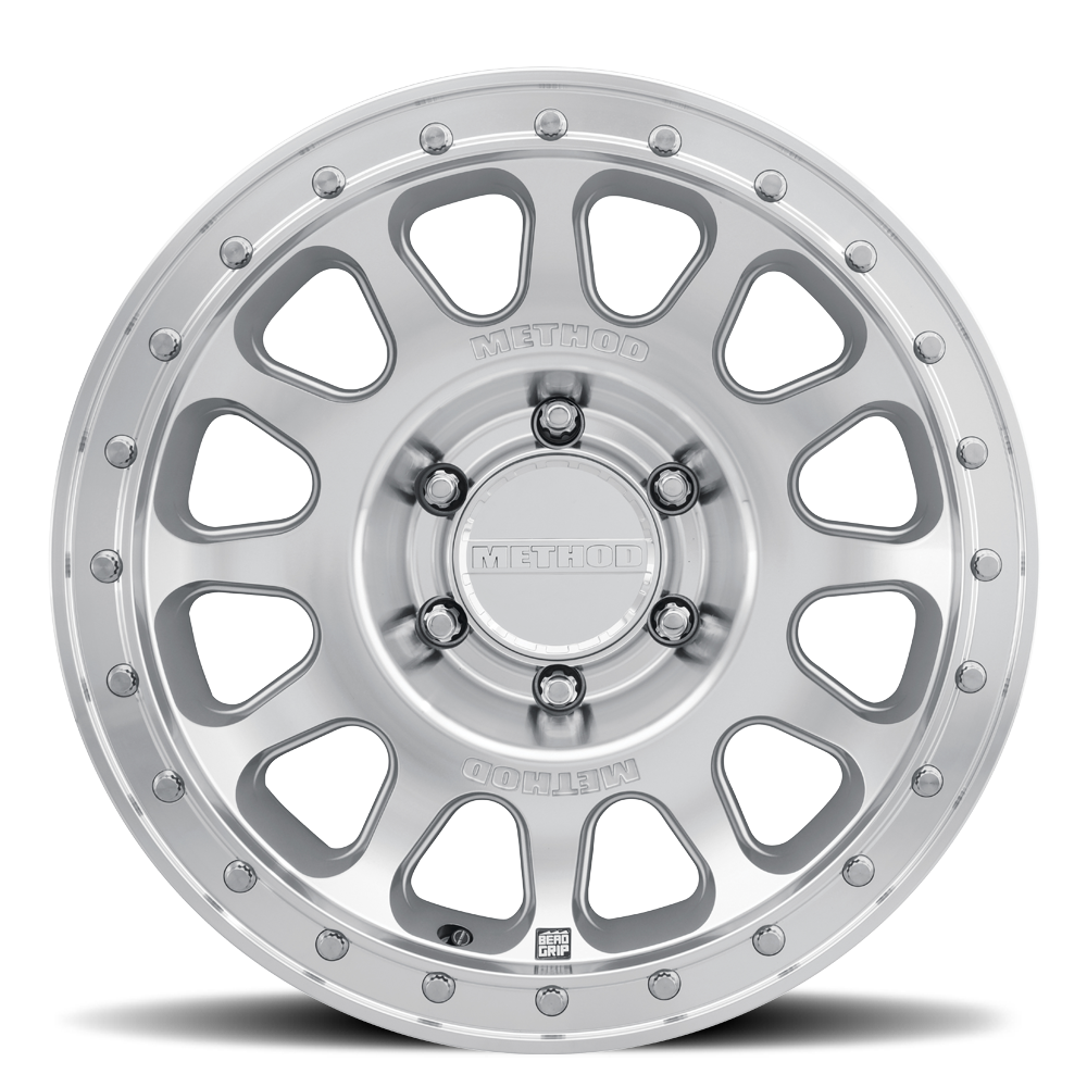 17x8 5 method race wheels mr709 bead grip hd machined wheel 6x5.5 bolt pattern 0mm offset