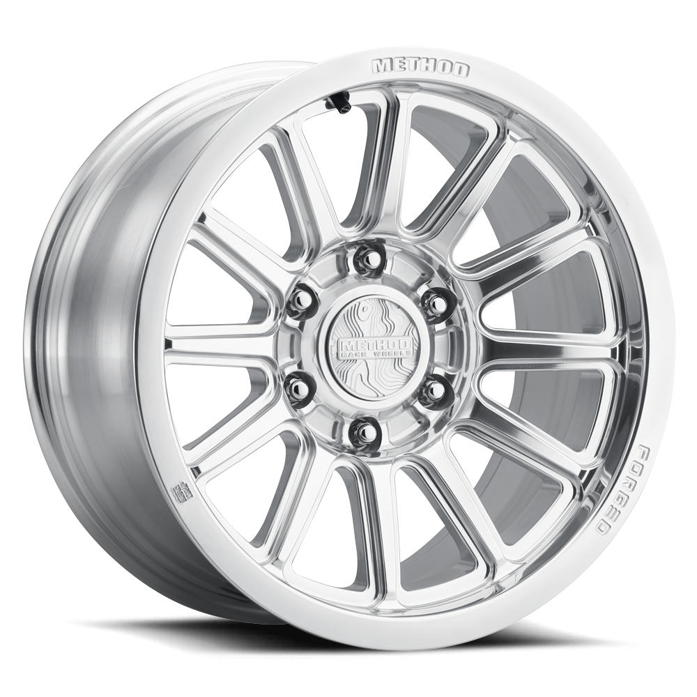 18x9 method race wheels mr204 polished wheel 6x5.5 bolt pattern 12mm offset