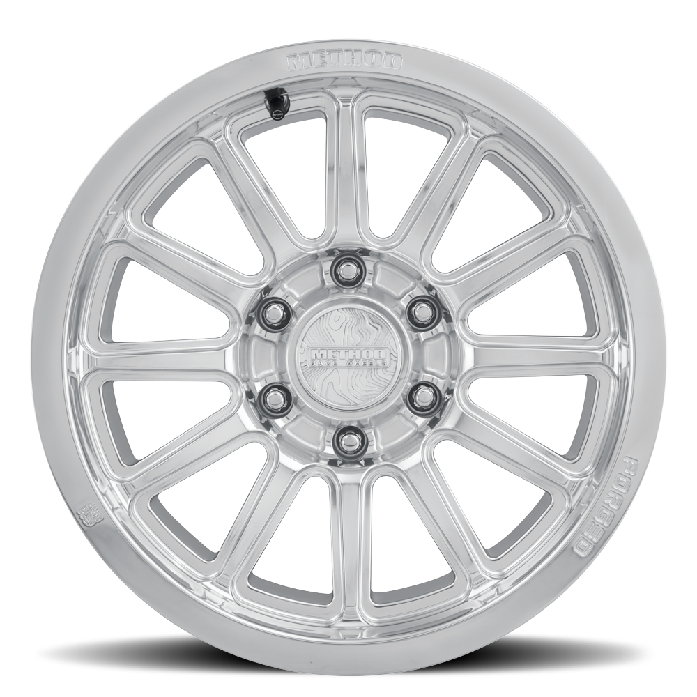 18x9 method race wheels mr204 polished wheel 6x5.5 bolt pattern 12mm offset