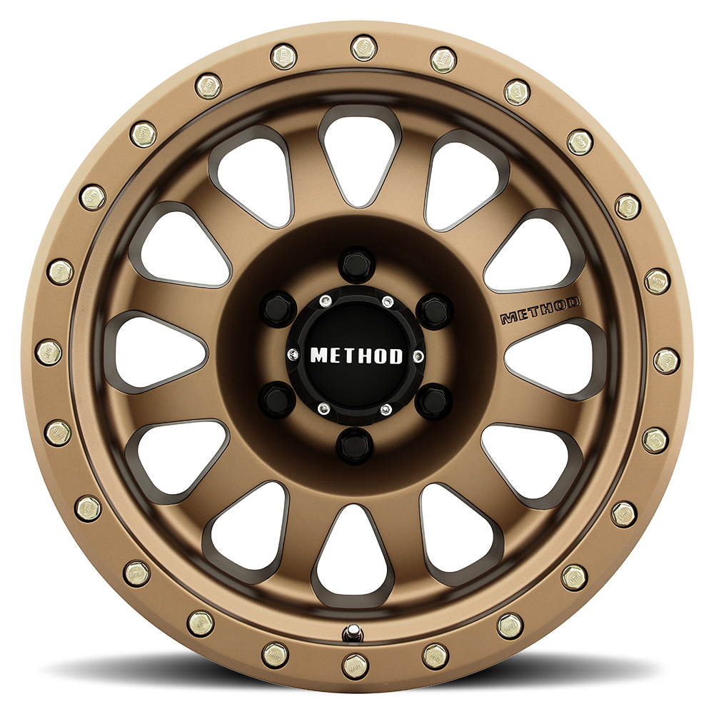 18x9 method race wheels mr304 double standard bronze wheel 6x5.5 bolt pattern 12mm offset