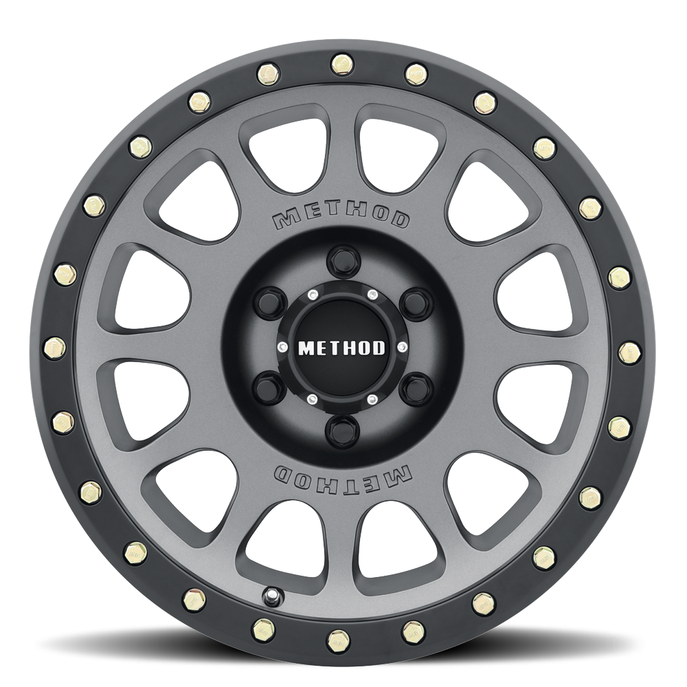 18x9 method race wheels mr305 nv titanium wheel 6x5.5 bolt pattern 18mm offset
