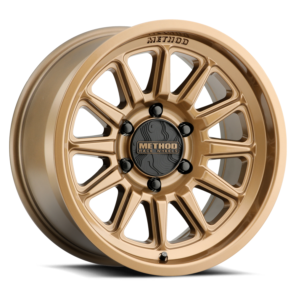 18x9 method race wheels mr323 bronze wheel 6x5.5 bolt pattern 12mm offset