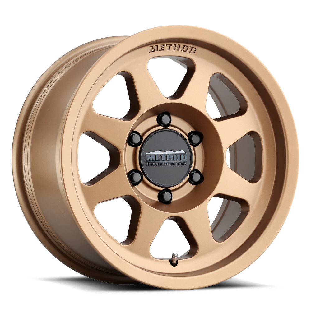 18x9 method race wheels mr701 bead grip bronze wheel 6x5.5 bolt pattern 18mm offset