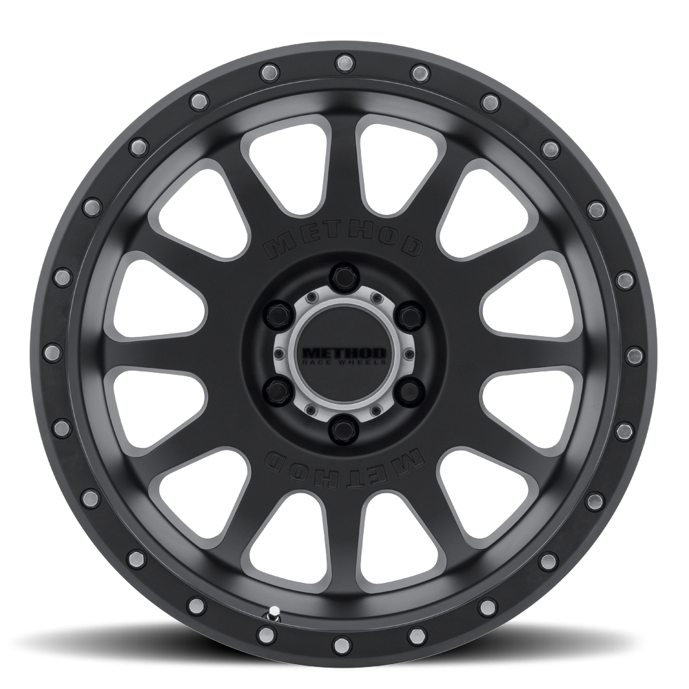 20x10 method race wheels mr605 nv black wheel 6x5.5 bolt pattern 24mm offset