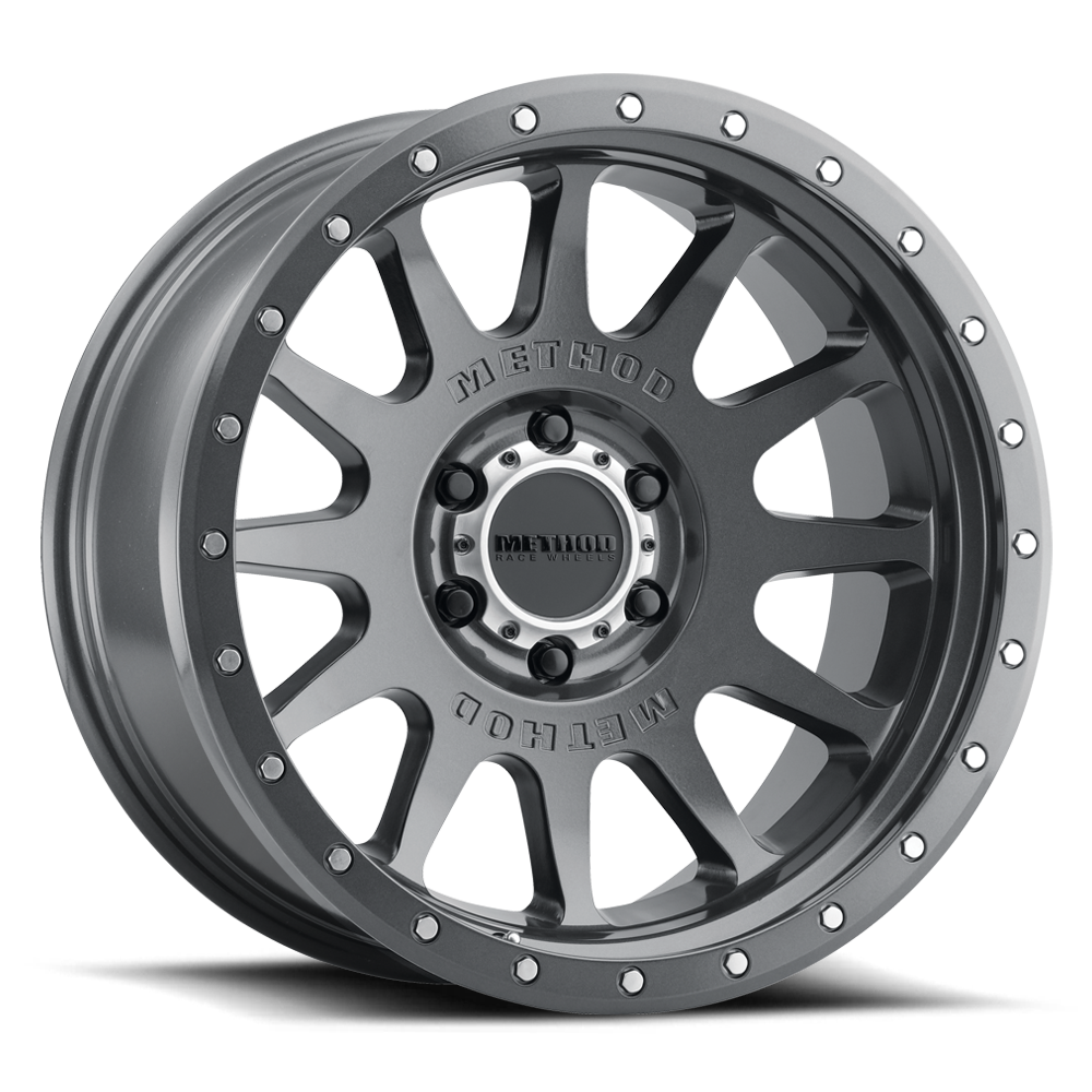 20x10 method race wheels mr605 nv titanium wheel 6x5.5 bolt pattern 24mm offset